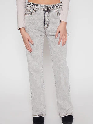 Jeans Wide Leg Carpintero Lola Gris Familyshop