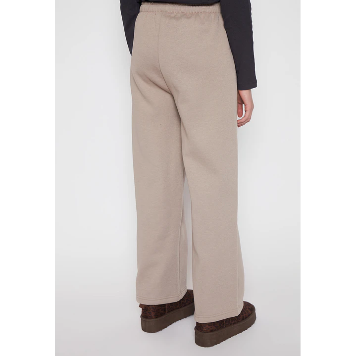 Pantalón Buzo Wide Leg College Lola Beige Familyshop 2