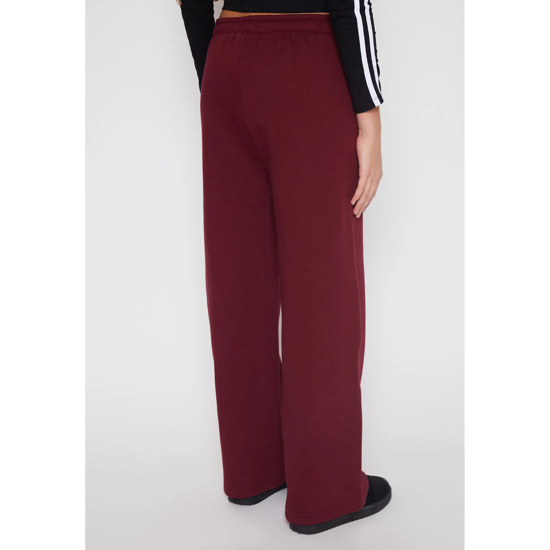 Pantalón Buzo Wide Leg Lola Burdeo Familyshop 3