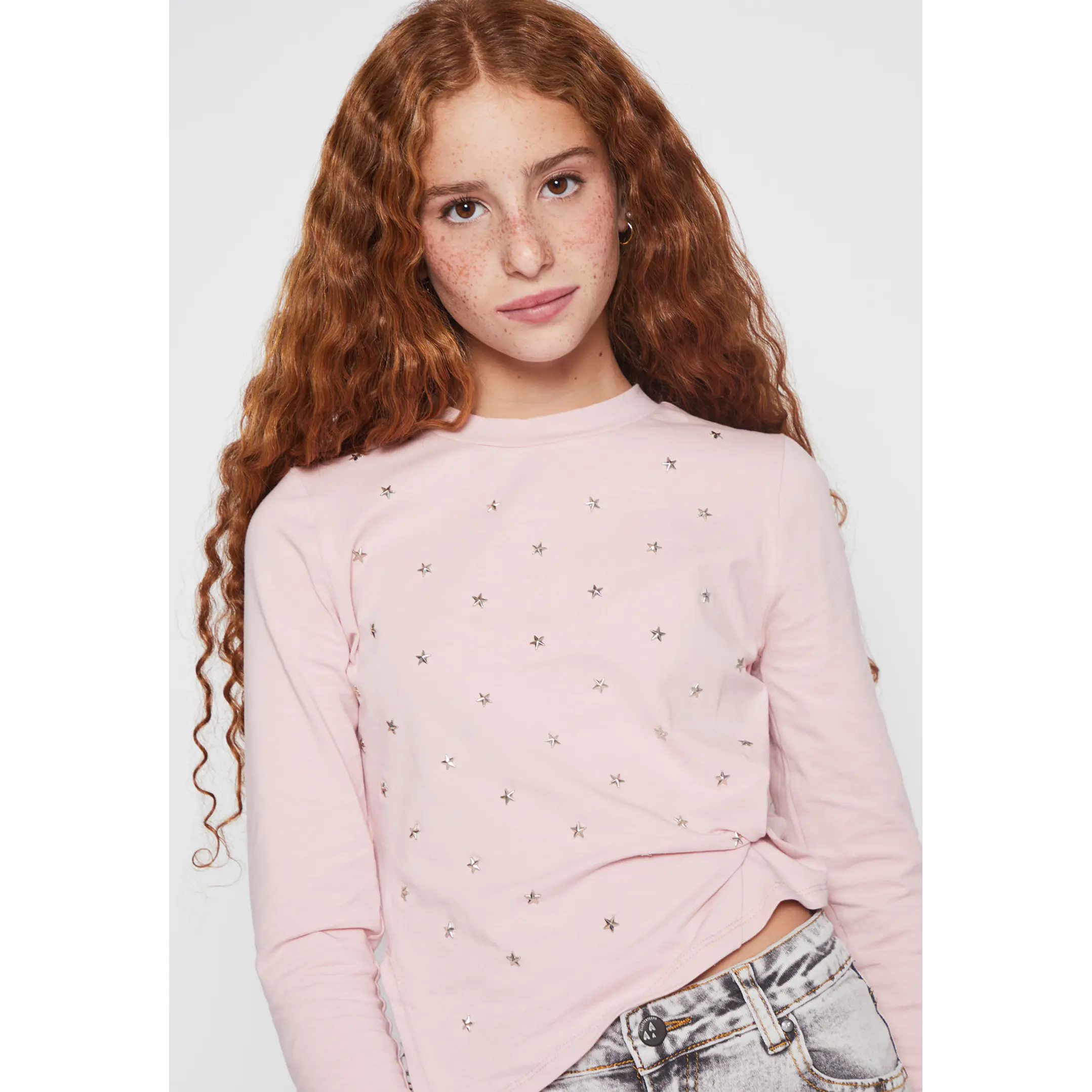 Polera Asimétrico Lola Rosado Familyshop 3