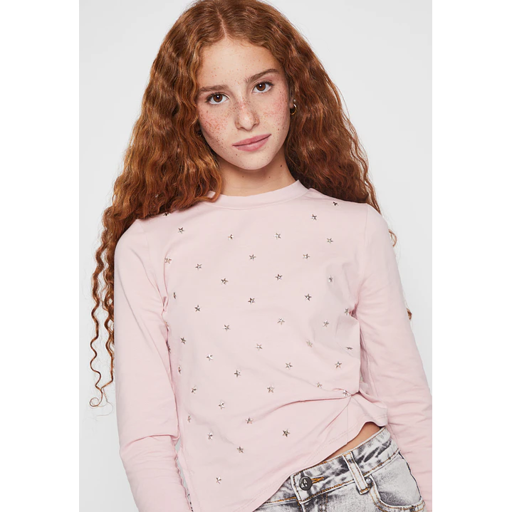 Polera Asimétrico Lola Rosado Familyshop 3