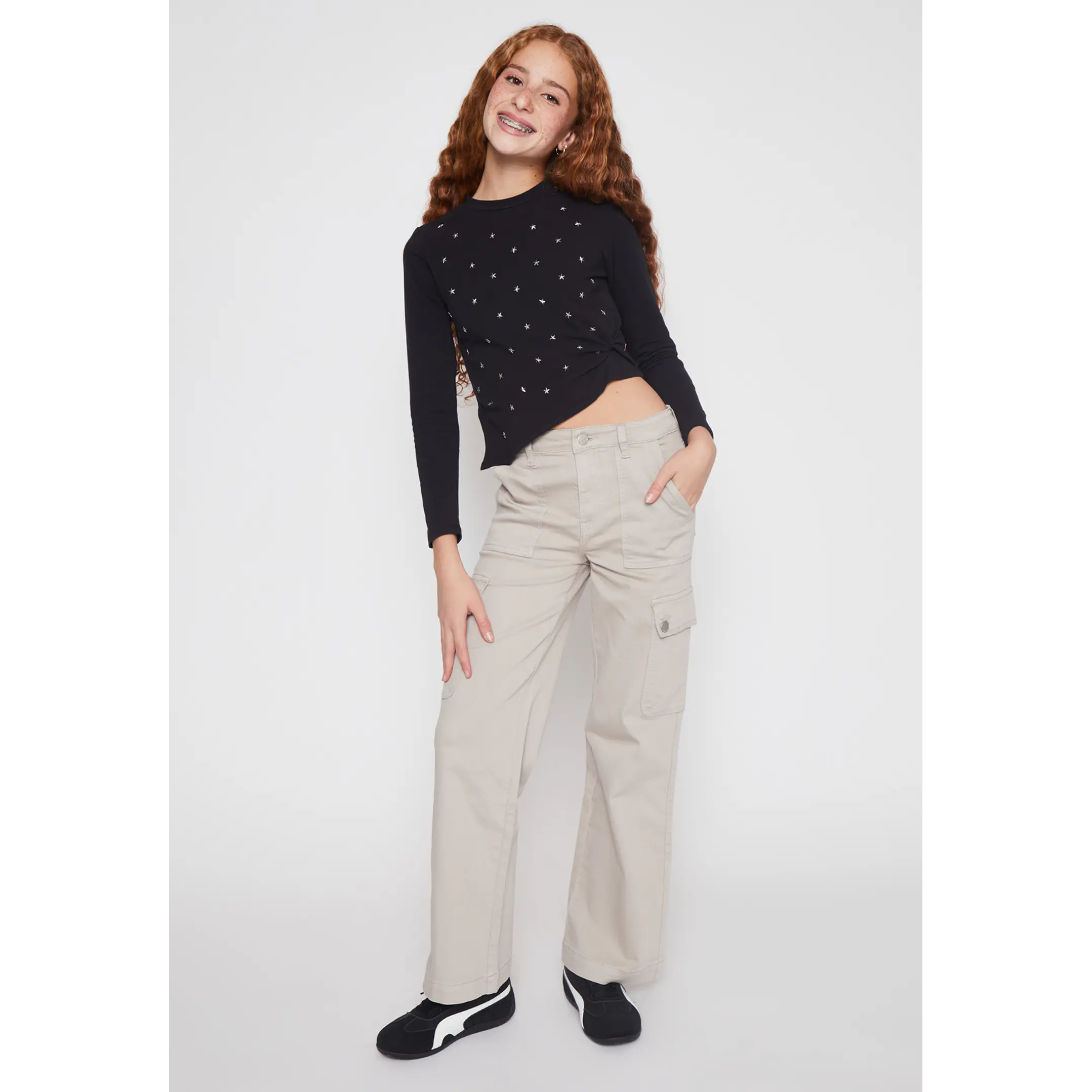 Polera Asimétrico Lola Negro Familyshop 4