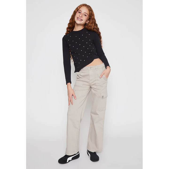 Polera Asimétrico Lola Negro Familyshop 4