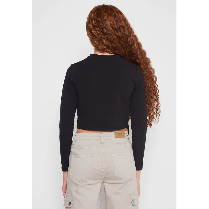 Polera Asimétrico Lola Negro Familyshop 2