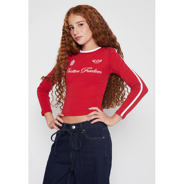 Polera Sport Lola Rojo Familyshop 1