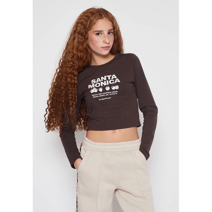 Polera Soft Lola Café Familyshop 1