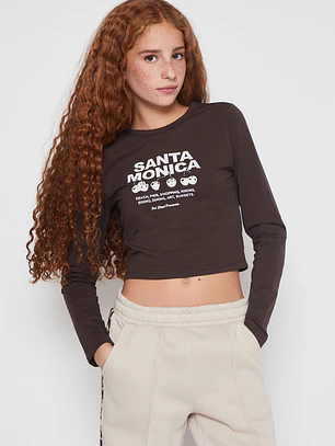 Polera Soft Lola Café Familyshop