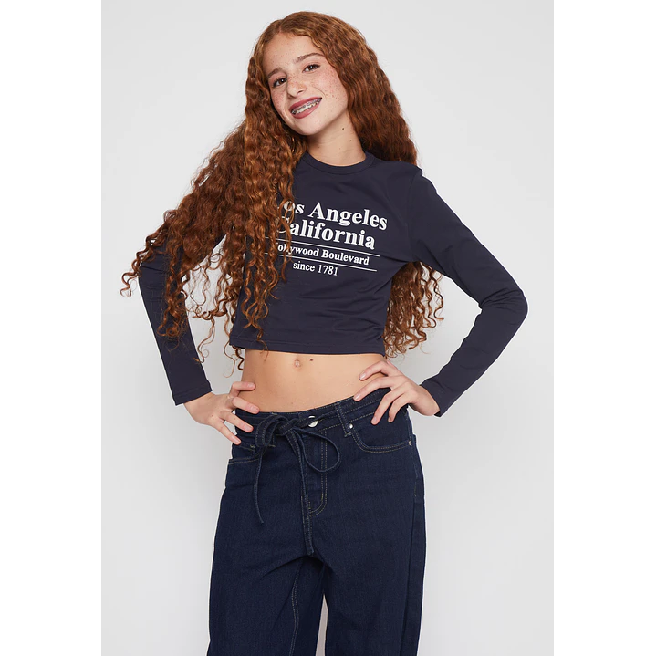 Polera Soft Lola Azul Familyshop 1