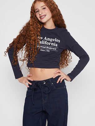 Polera Soft Lola Azul Familyshop