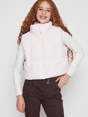 Parka Engomado Lola Rosado Familyshop