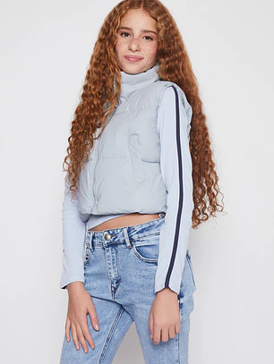 Parka Engomado Lola Celeste Familyshop