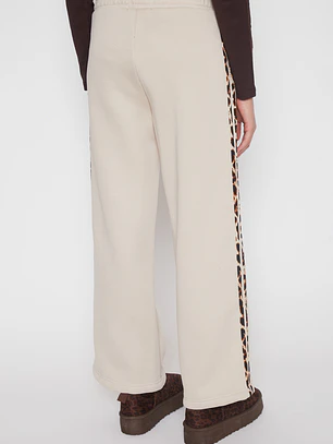 Pantalón Buzo Wide Leg Lola Beige Familyshop