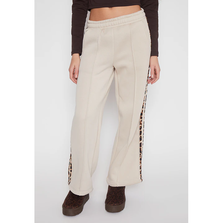 Pantalón Buzo Wide Leg Lola Beige Familyshop 1