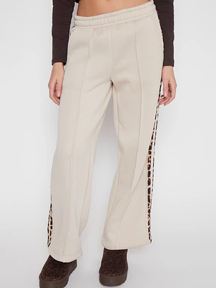Pantalón Buzo Wide Leg Lola Beige Familyshop