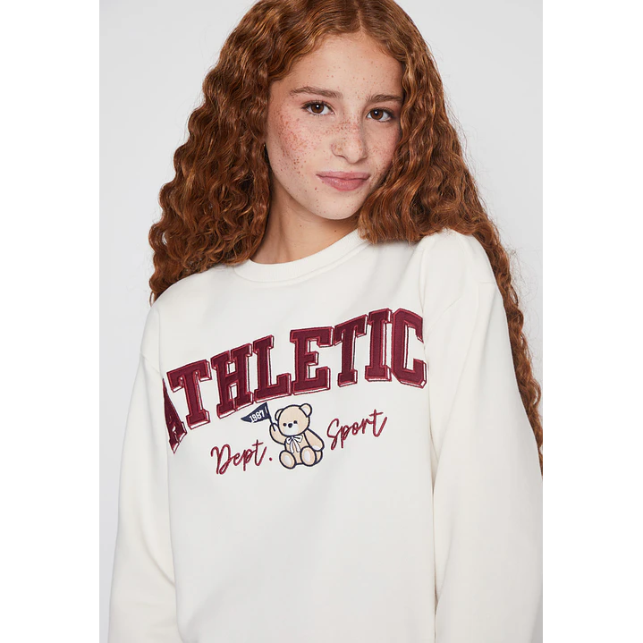 Polerón Varsity Lola Beige Familyshop 3