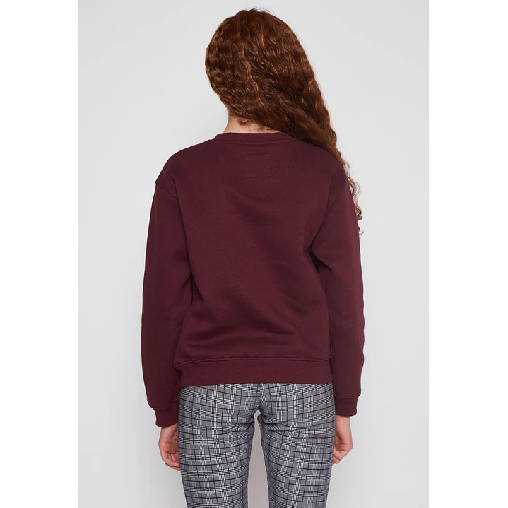 Polerón Chenille Varsity Lola Burdeo Familyshop 2