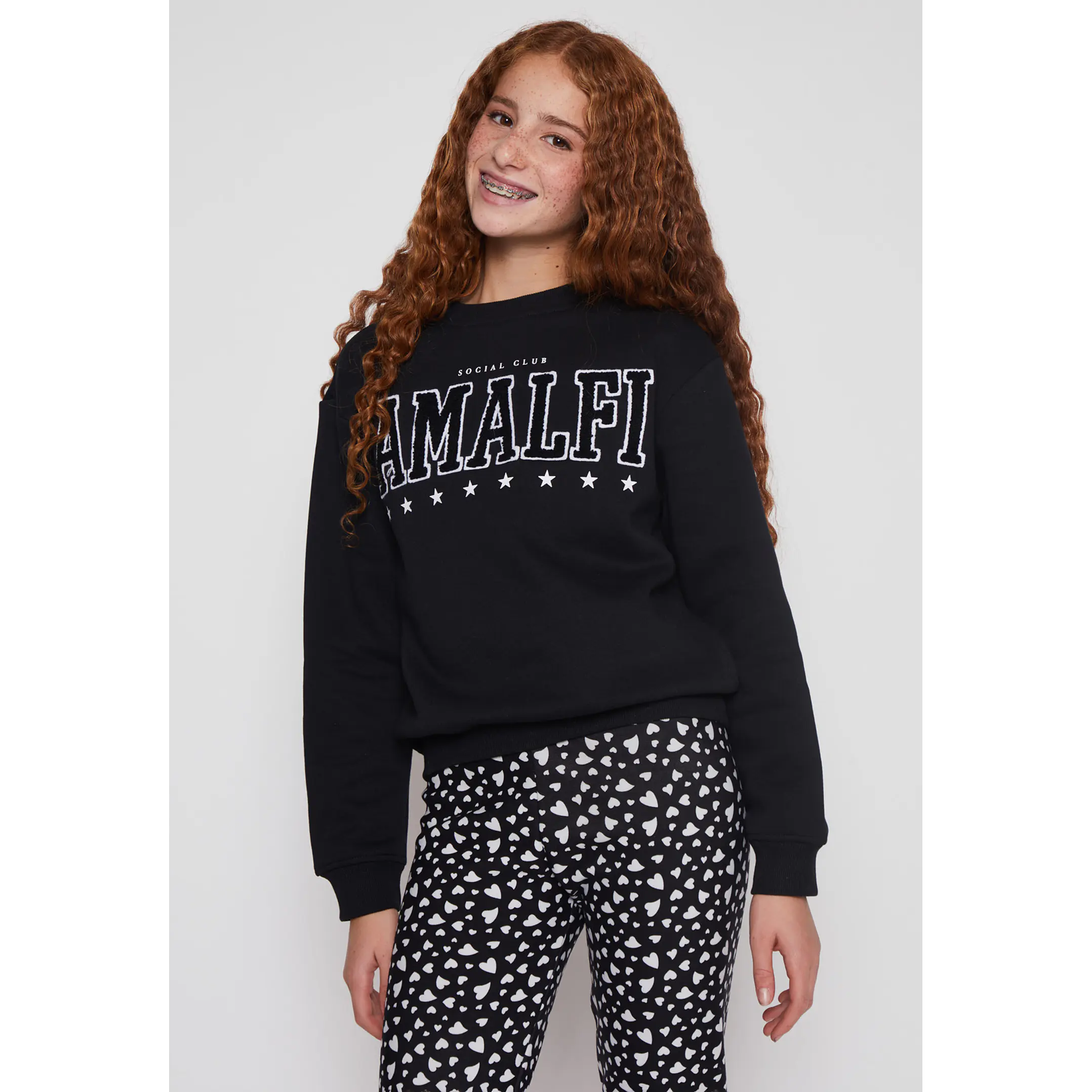Polerón Varsity Lola Negro Familyshop 1