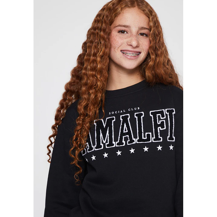 Polerón Varsity Lola Negro Familyshop 3