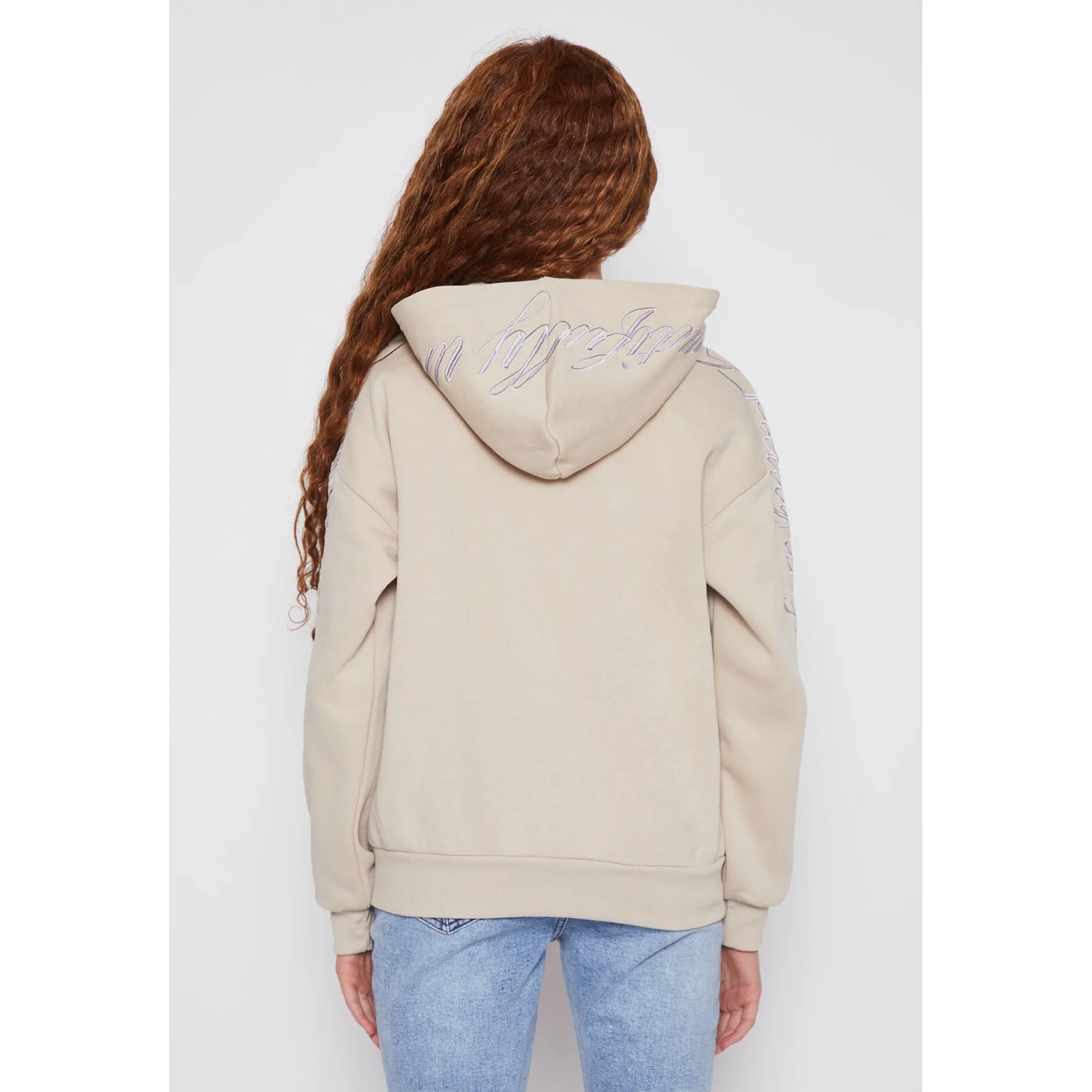 Polerón Bordado Mangas Lola Beige Familyshop 2