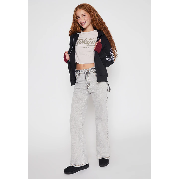 Polerón Bordado Lola Negro Familyshop 4