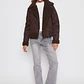 Chaqueta Aviadora Mujer Café Familyshop - Miniatura 4