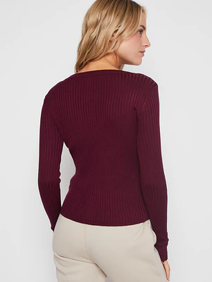 Sweater Canutón Mujer Burdeo Familyshop