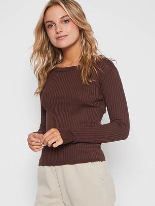 Sweater Canutón Mujer Café Familyshop