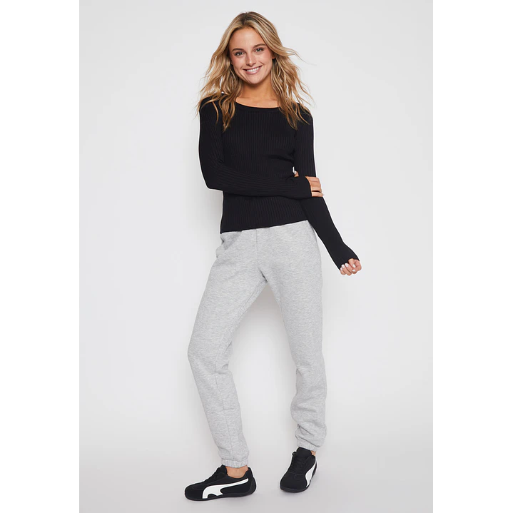 Sweater Canutón Manga Larga Mujer Negro Familyshop 4