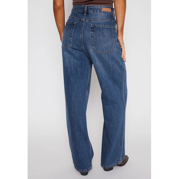 Jeans Wide Leg Mujer Azul Familyshop 2