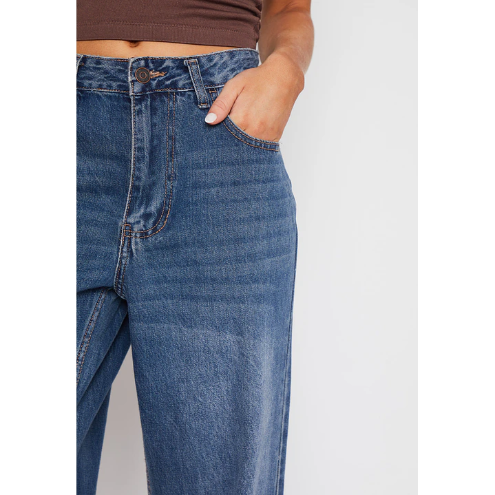 Jeans Wide Leg Mujer Azul Familyshop 3