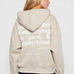 Polerón Hoodie Mujer Beige Familyshop - Miniatura 2