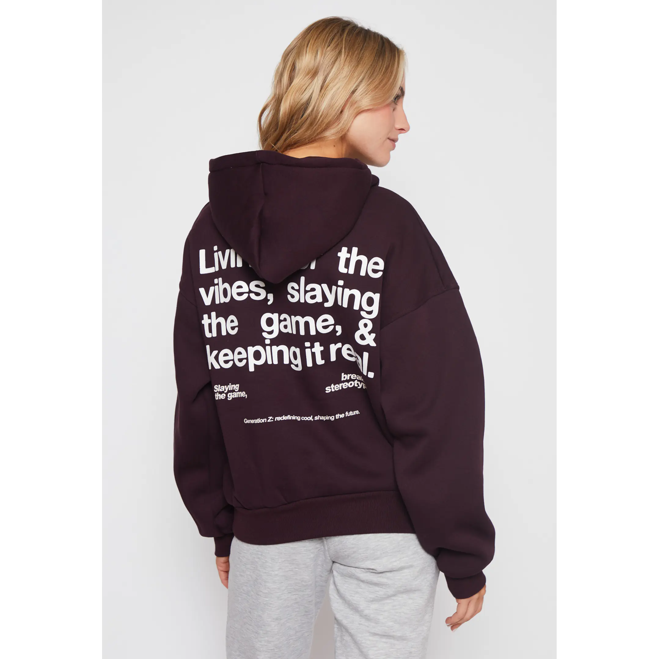 Polerón Hoodie Mujer Uva Familyshop 2