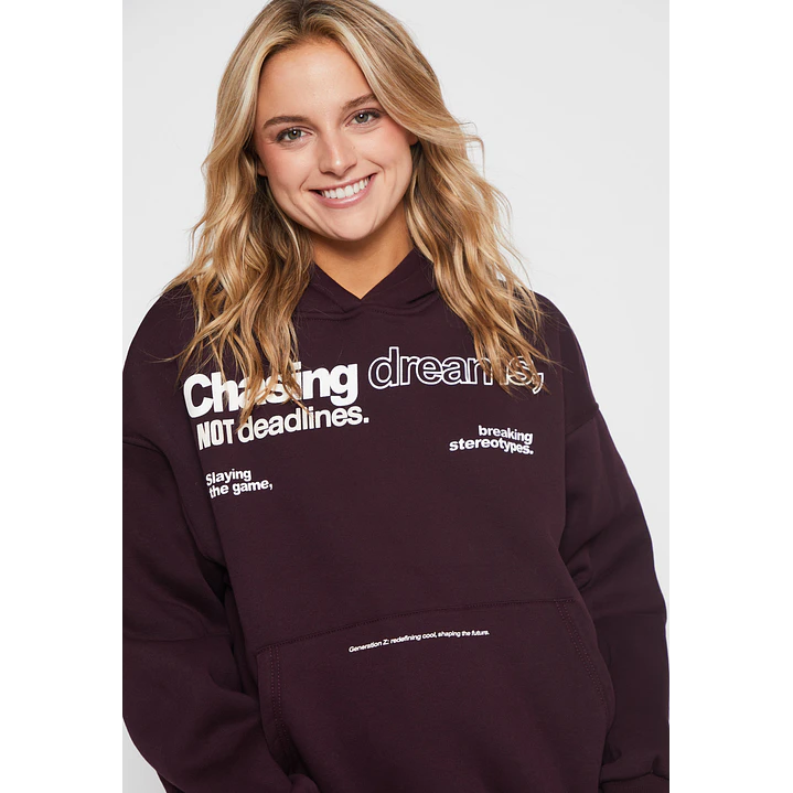 Polerón Hoodie Mujer Uva Familyshop 3