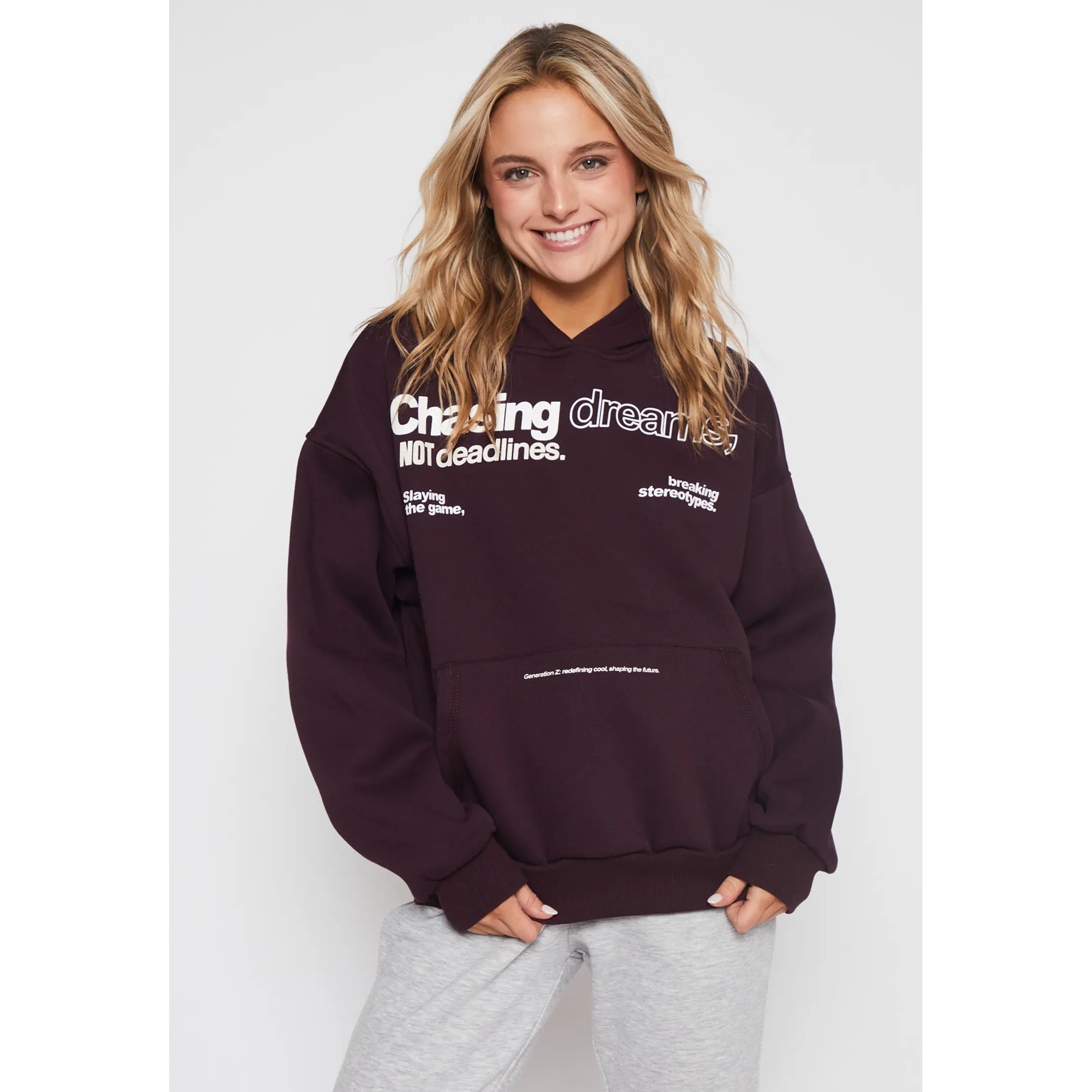 Polerón Hoodie Mujer Uva Familyshop 1