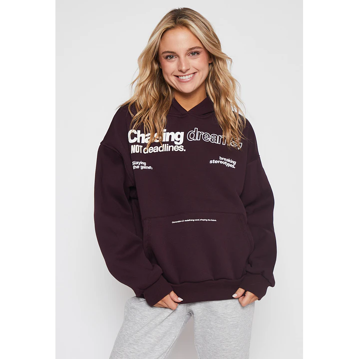 Polerón Hoodie Mujer Uva Familyshop 1