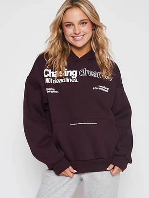 Polerón Hoodie Mujer Uva Familyshop