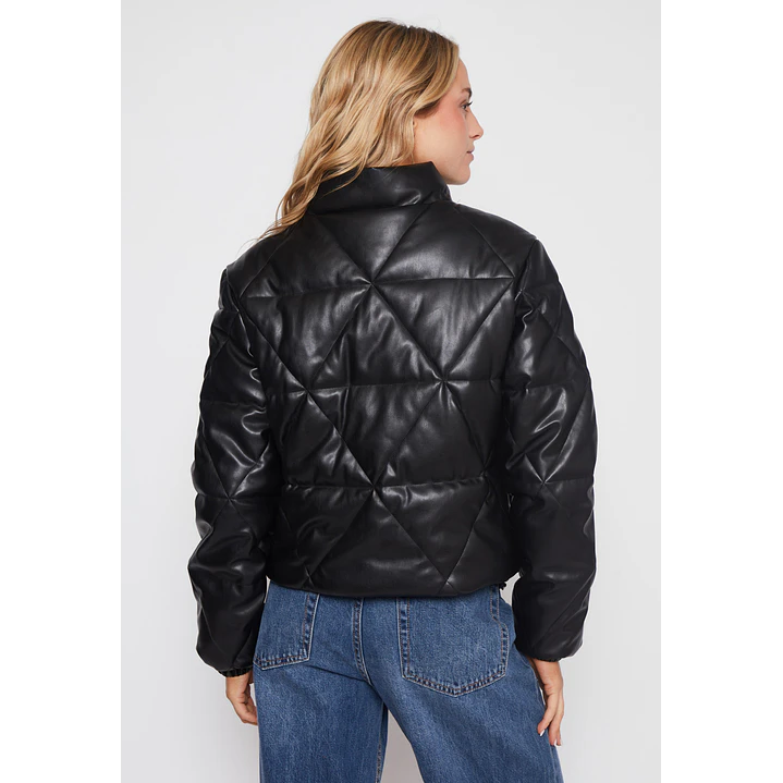 Chaqueta Cuero Mujer Negro Familyshop 2