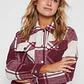 Sobrecamisa Escocesa Mujer Burdeo Familyshop - Miniatura 3