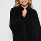 Polar Peludo Cierre Mujer Negro Familyshop - Miniatura 1