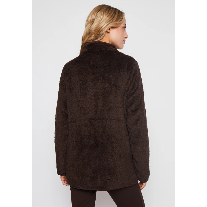 Polar Peludo Chic Mujer Café Familyshop 3