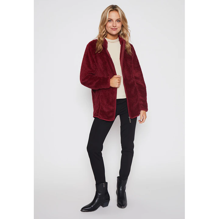 Polar Peludo Mujer Rojo Familyshop 4