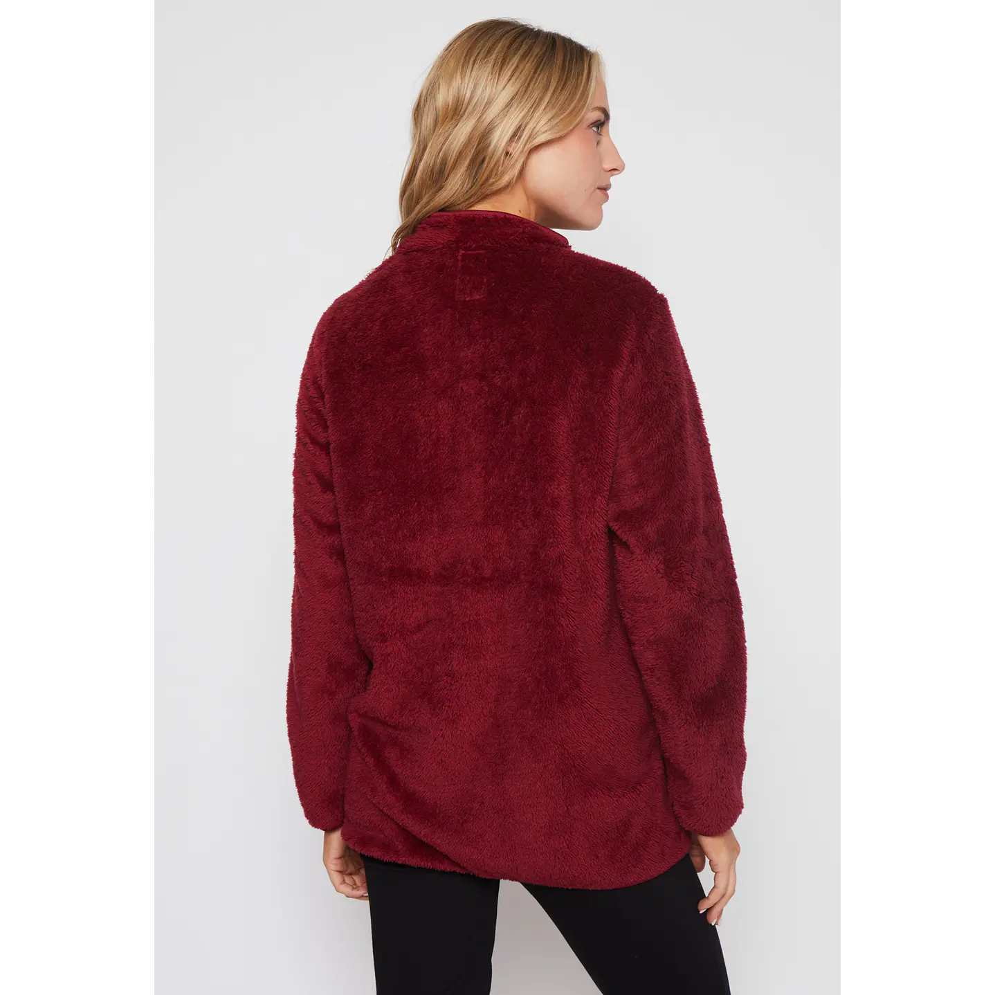 Polar Peludo Mujer Rojo Familyshop 2