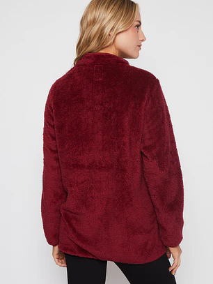 Polar Peludo Mujer Rojo Familyshop