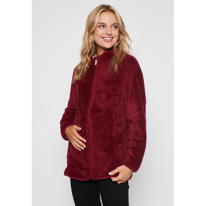 Polar Peludo Mujer Rojo Familyshop 1