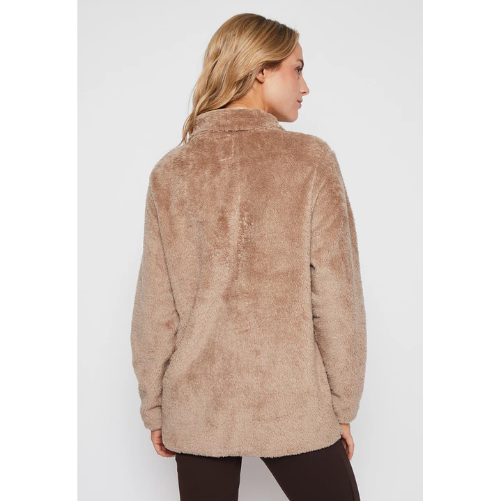 Polar Peludo Cierre Mujer Arena Familyshop 2