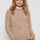 Sweater Chenille Mujer Camel Familyshop - Miniatura 1