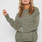 Sweater Chenille Chic Mujer Verde Familyshop - Miniatura 1