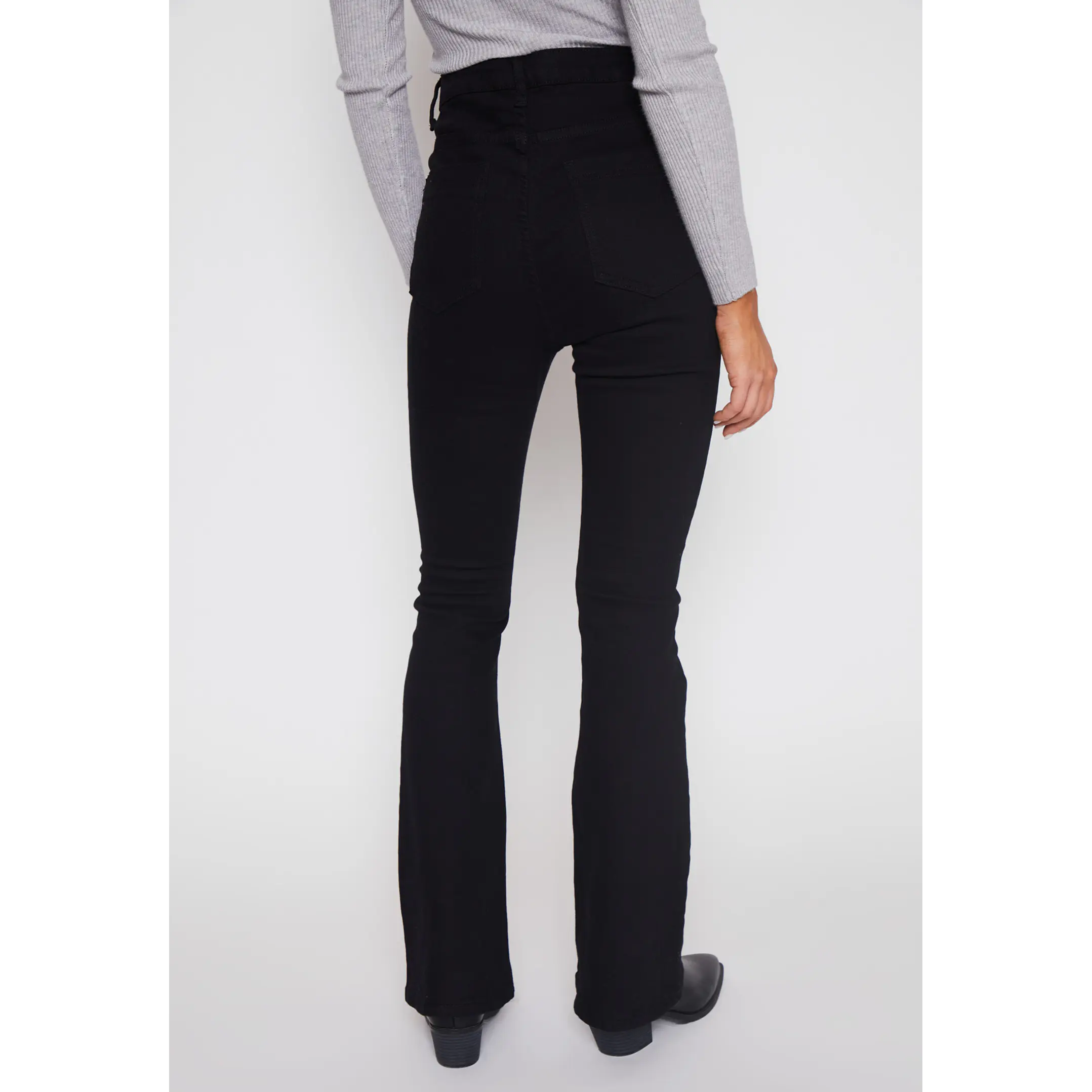 Pantalón Flare Mujer Negro Familyshop 2