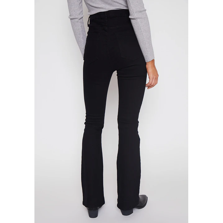 Pantalón Flare Mujer Negro Familyshop 2