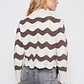 Sweater Chenille Ondas Mujer Café Familyshop - Miniatura 2